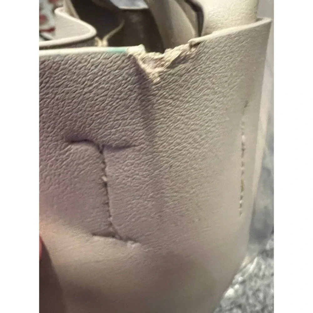 Colab Tote Bag Women Small Light Grey Vegan Leather Crossbody Minimalist